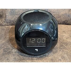 SHARPER IMAGE Star Projection DIGITAL CLOCK Nature Sounds Alarm Clock